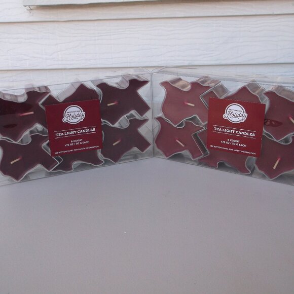 NWT Fall Tea Light Candle Set + Autumn Harvest Kitchen Towel Bundle - Picture 2 of 12